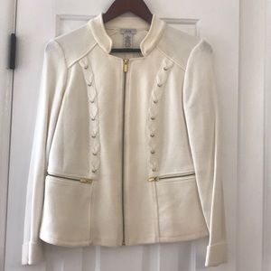 White Cache sweater/jacket